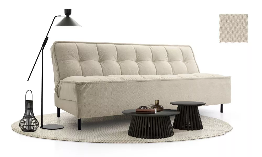 Dīvāns Jagna Sofa Standard · Krēma · 90 × 193 × 90 cm