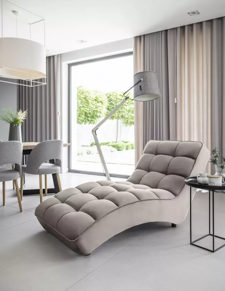 Mīksts krēsls Loren Comfort Standard · Brūni pelēks · 85 × 170 × 116 cm