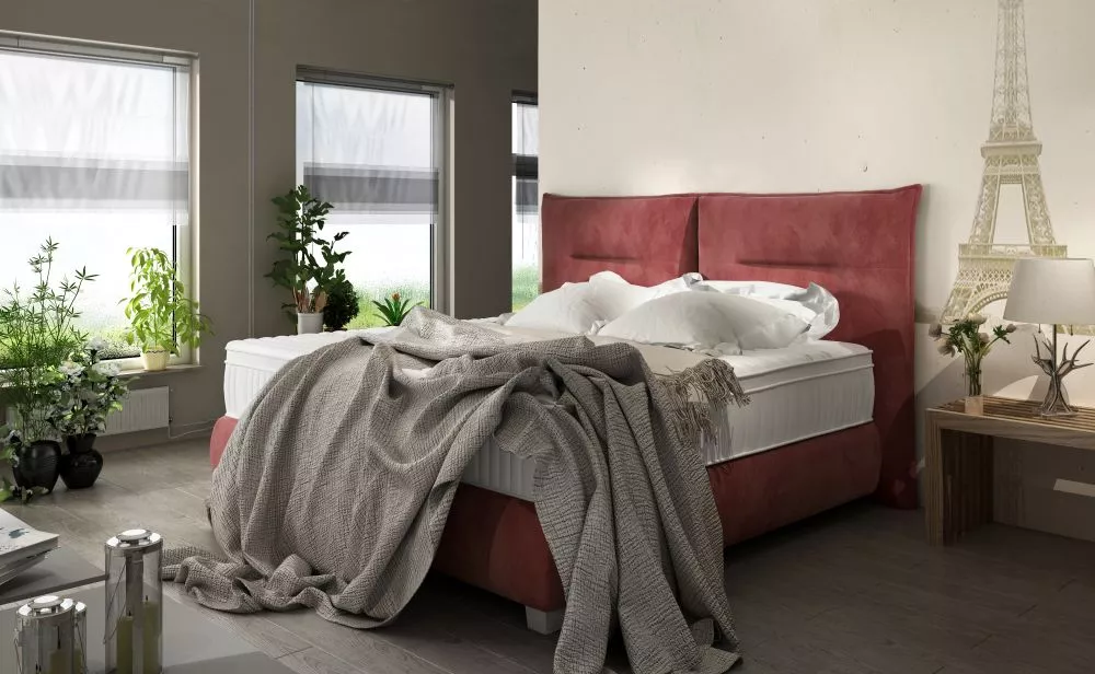 Gulta Fog Guļamvietas platums: 180 cm, Guļamvietas garums: 200 cm, · 204 × 225 × 120 cm