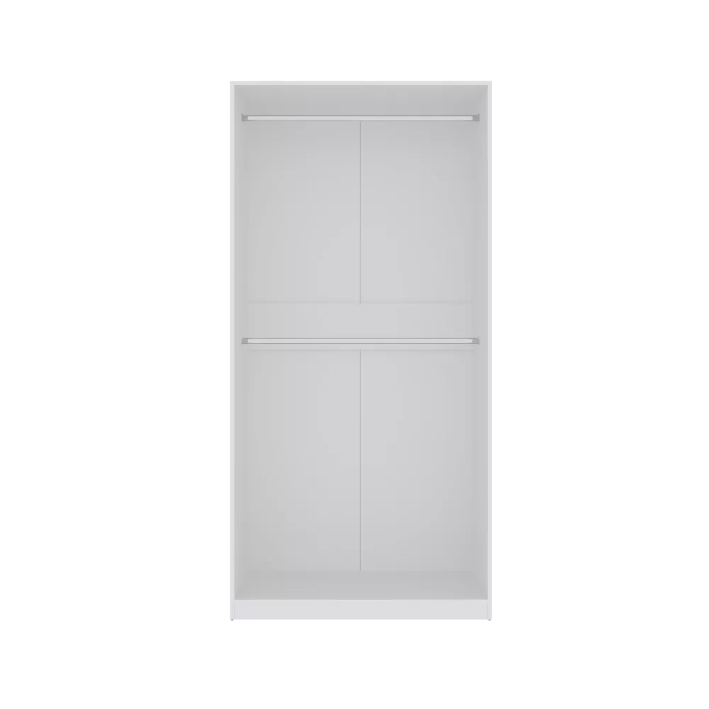 Skapis Tres 01 · Balts · 100 × 51 × 206 cm