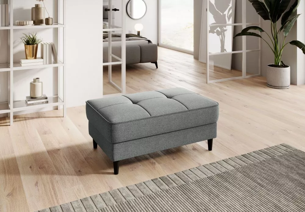 Pufs Bellis P Comfort Standard Auduma numurs: Vero 04, · Pelēks · 97 × 42 × 62 cm