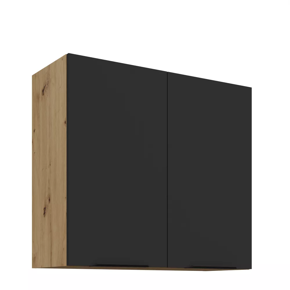 Virtuves skapis Aria Black 80 G-72 2F