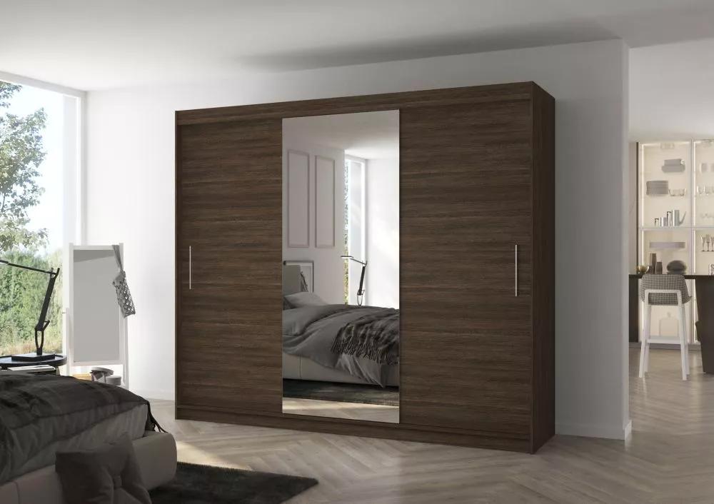 Skapis Denis Classic · Šokolādes · 250 × 58 × 215 cm