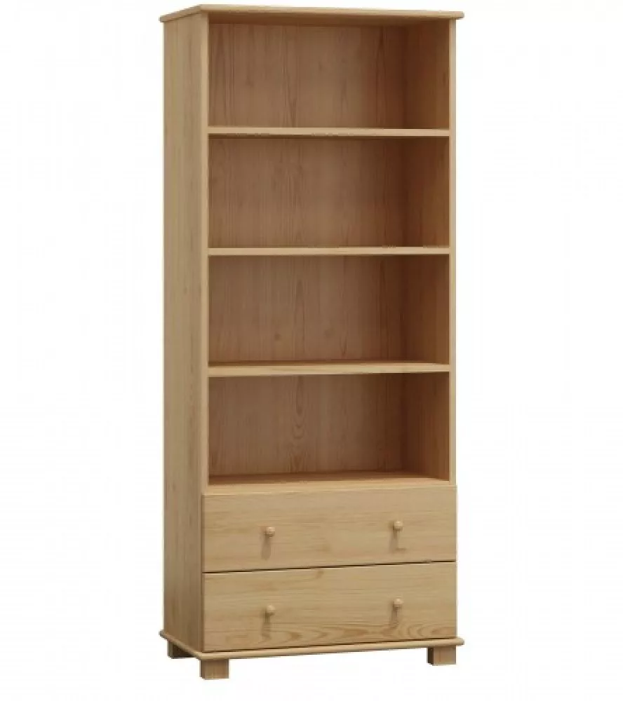 Grāmatu skapis Book 1 · Priede · 80 × 42 × 190 cm