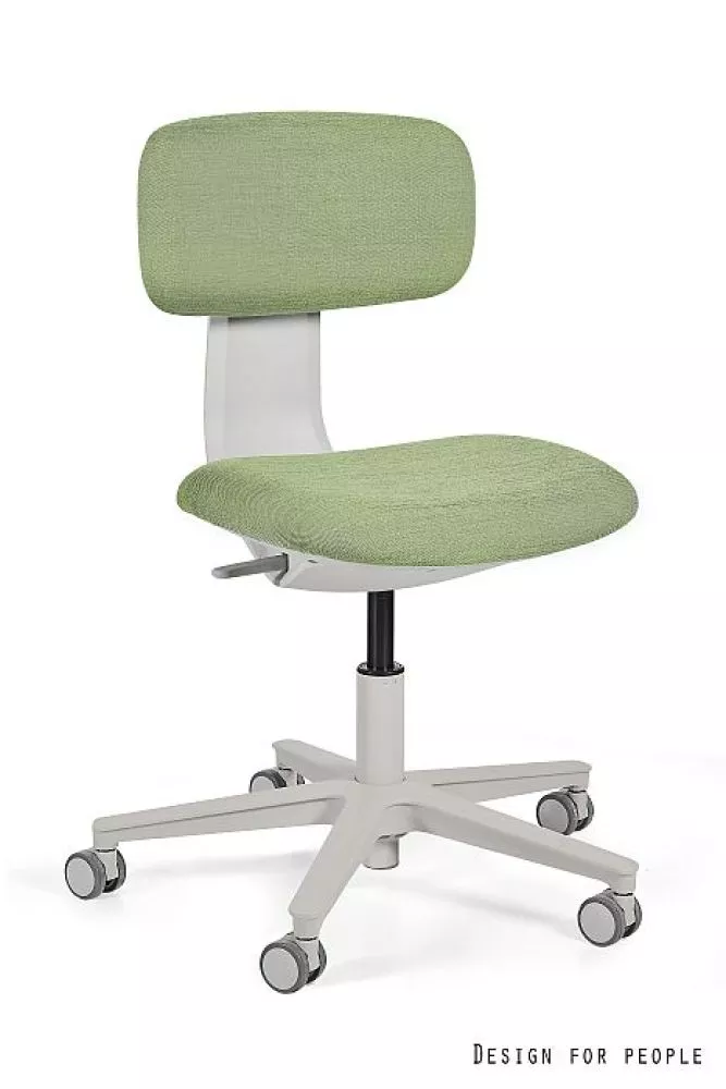 Datorkrēsls Robin Comfort Korpusa krāsa: gaiši pelēks, Elementu krāsa: gaiši zaļš, Sēdvietas platums: 42.5 cm, · 45.5 × 