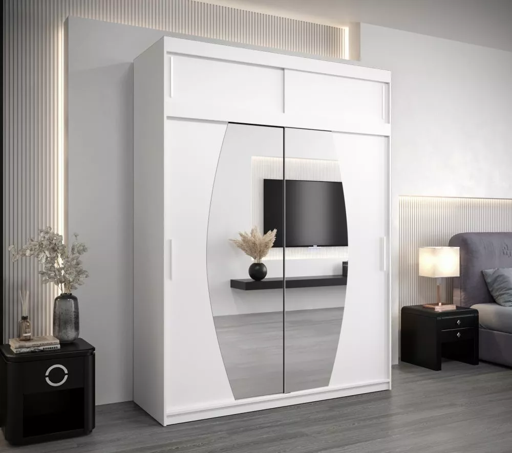 Skapis Elypse Plus · Balts · 180 × 62 × 240 cm