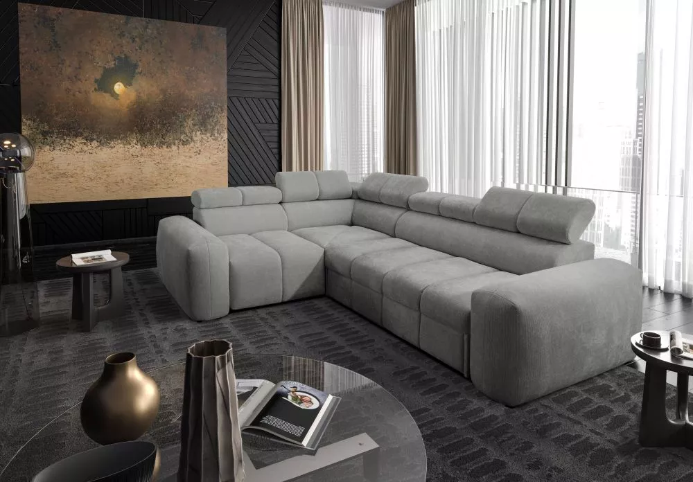 Dīvāns Levanto 2 Standard · Pelēks · 205 × 280 × 77 cm