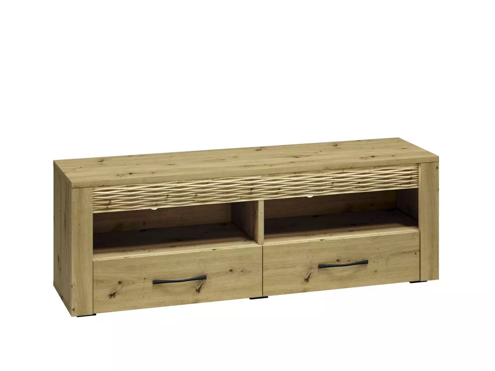 TV tumba Artis 11 ar LED · Ozols artisan · 150 × 40 × 52 cm