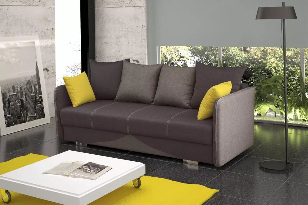 Dīvāns Iga Classic Standard · Brūns + gaiši brūns · 103 × 220 × 90 cm
