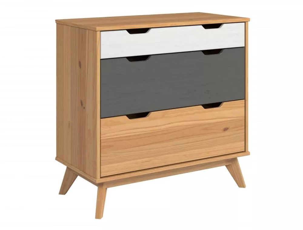 Apavu skapis Scandik 07 Korpusa krāsa: medus priede, · 80 × 33 × 101 cm