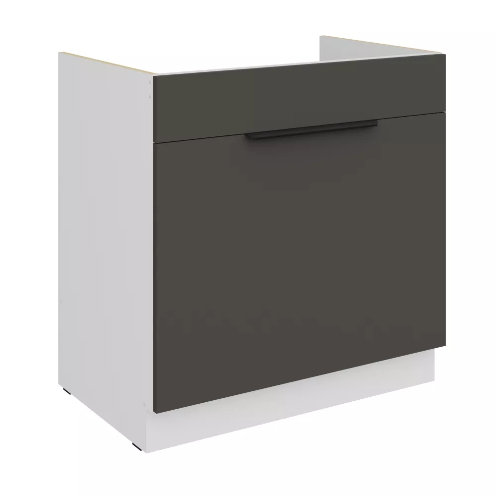 Virtuves skapis Aria Graphite 80 ZL 1S BB