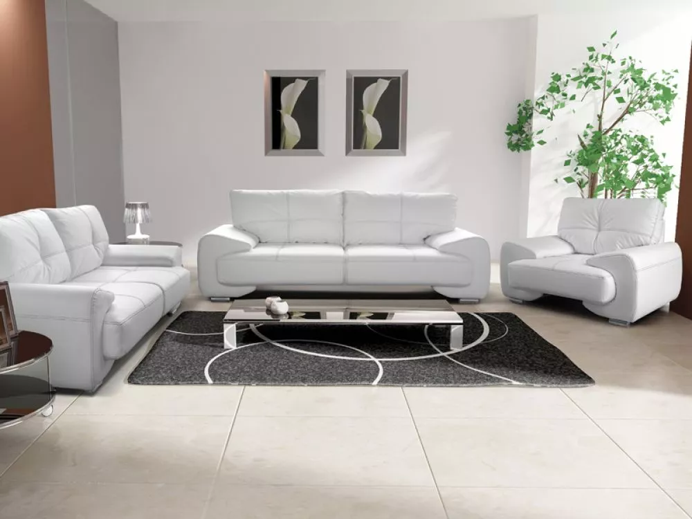 Komplekts Omega 3S+2S+1S Standard · Balts · 100 × 230 × 90 cm