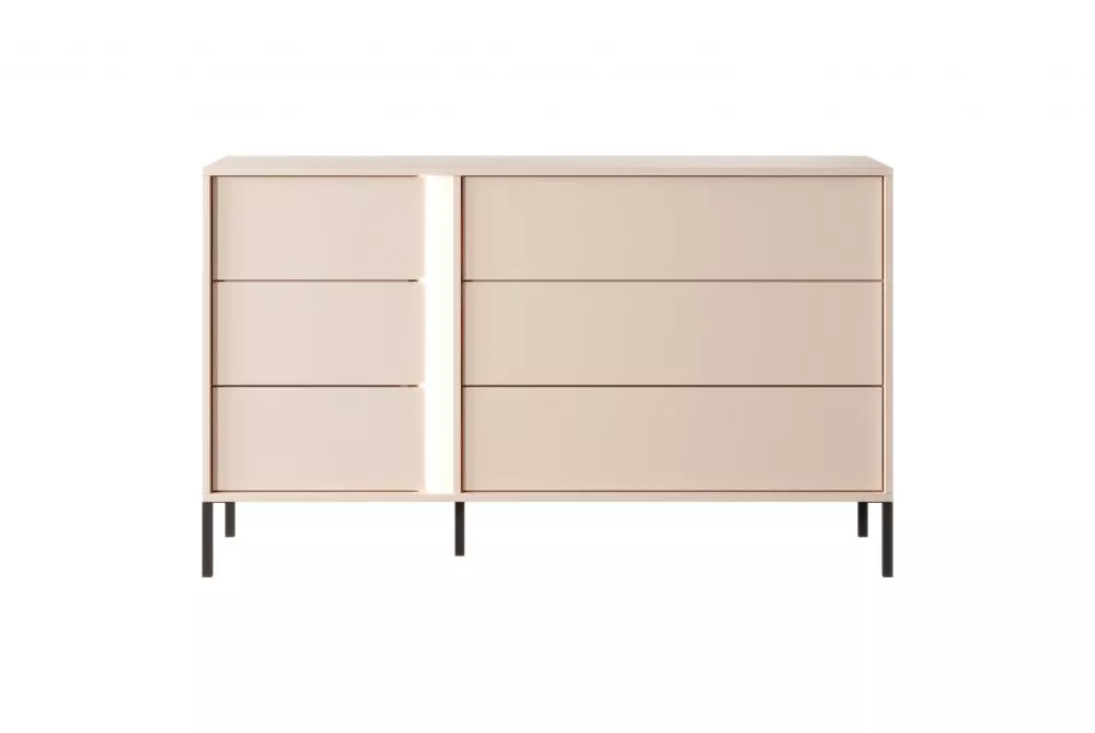 Kumode Dast J ar LED · Bēšs · 137.3 × 39.5 × 81.4 cm