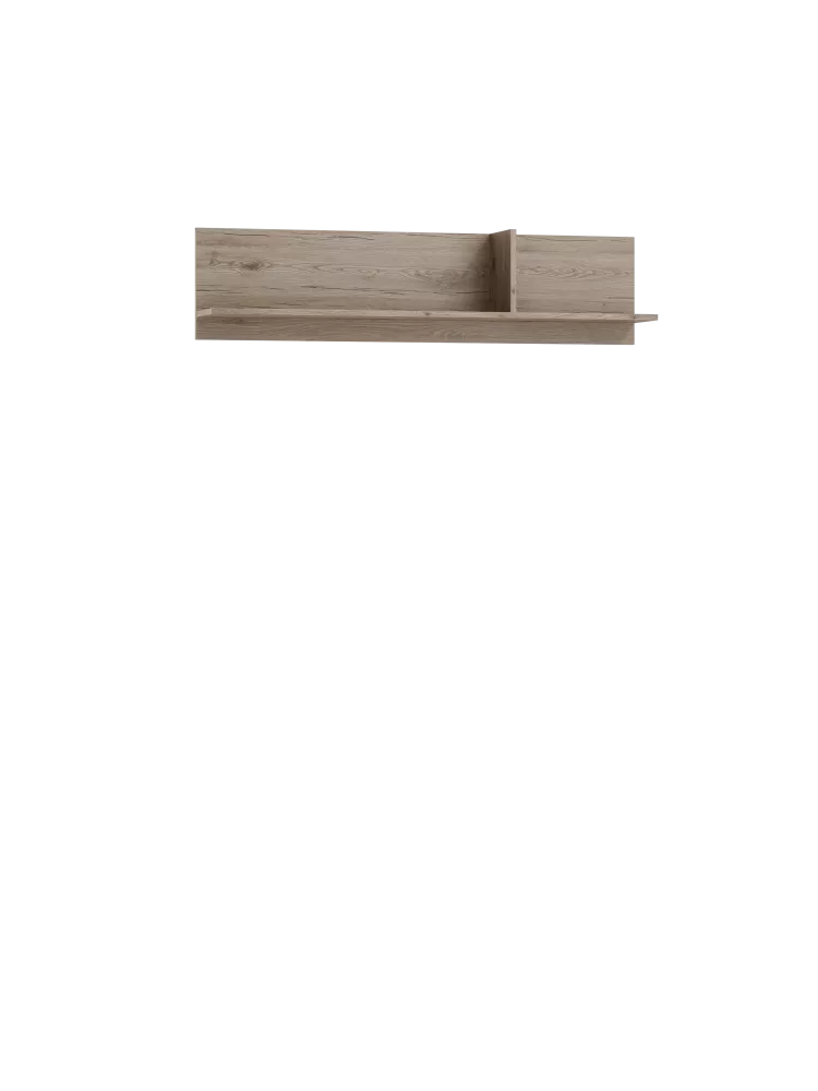Plaukts Athena AT-P1 · Ozols burgund · 125 × 30 × 21 cm
