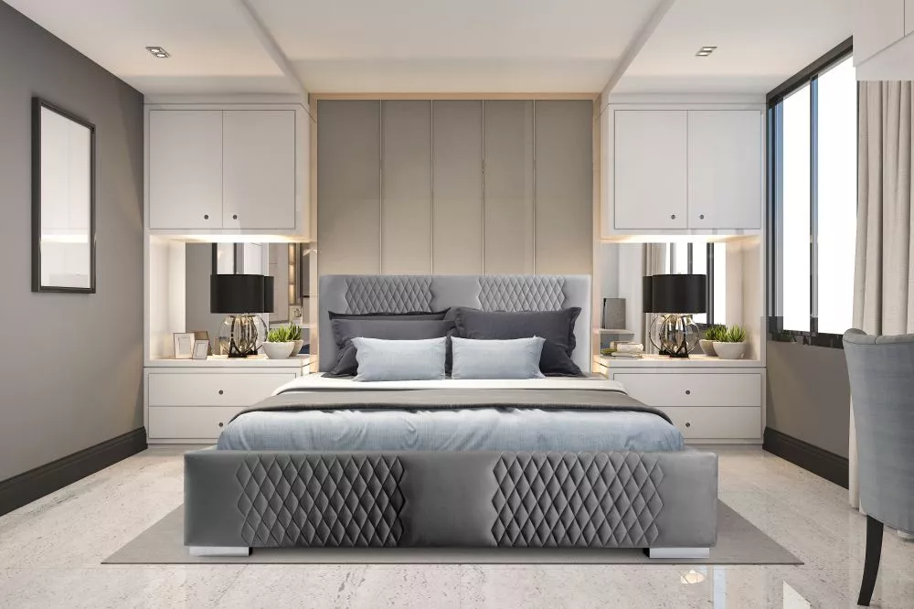 Gulta Montana Premium Standard ar stelāžu Guļamvietas platums: 140 cm, Guļamvietas garums: 200 cm, stelāžas tips: koka, 