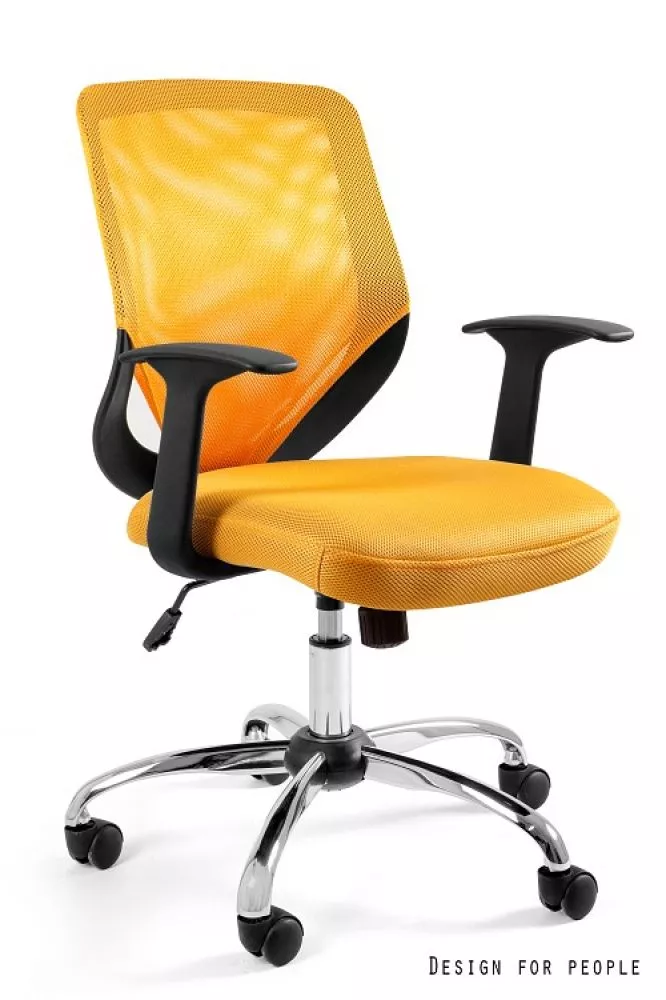 Datorkrēsls Mobi Sēdvietas platums: 49 cm, · Dzeltens · 62 × 49 × 92 cm