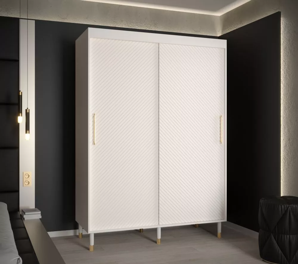 Skapis Calipso Jodelka 1 · Balts · 150 × 62 × 208 cm
