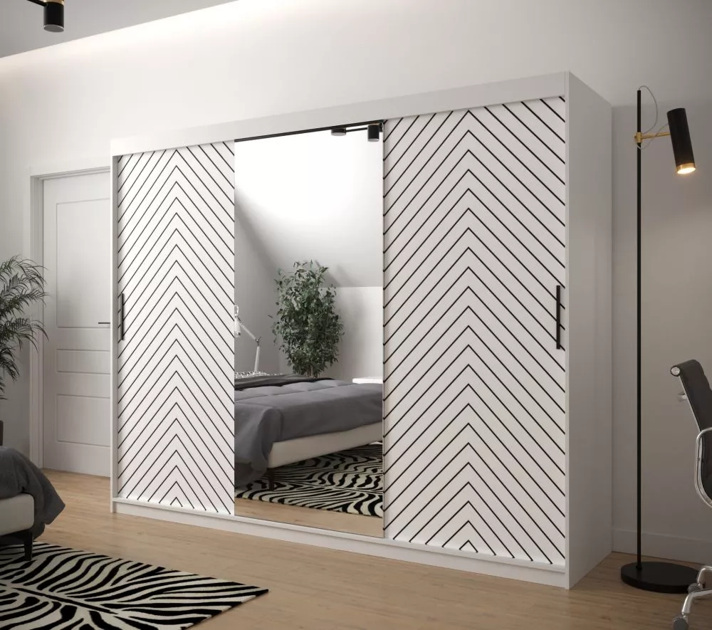 Skapis Jodelka 2 · 250 × 62 × 200 cm