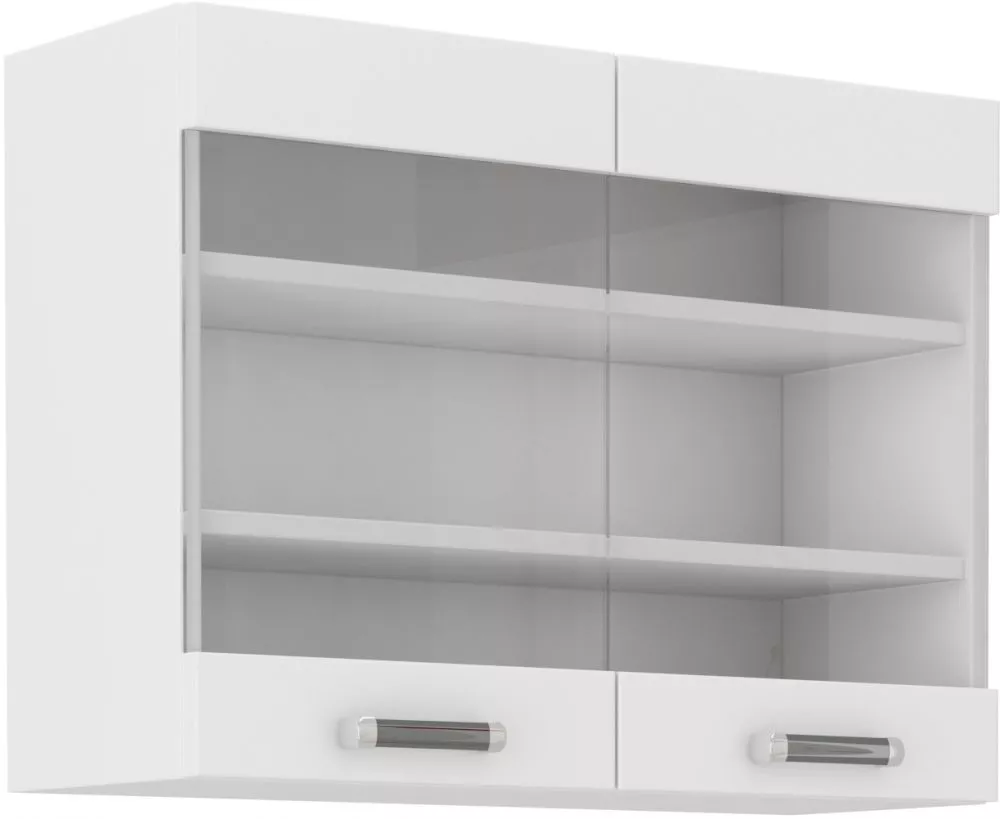Virtuves skapis Omega 80 GS-60 2F · Balts