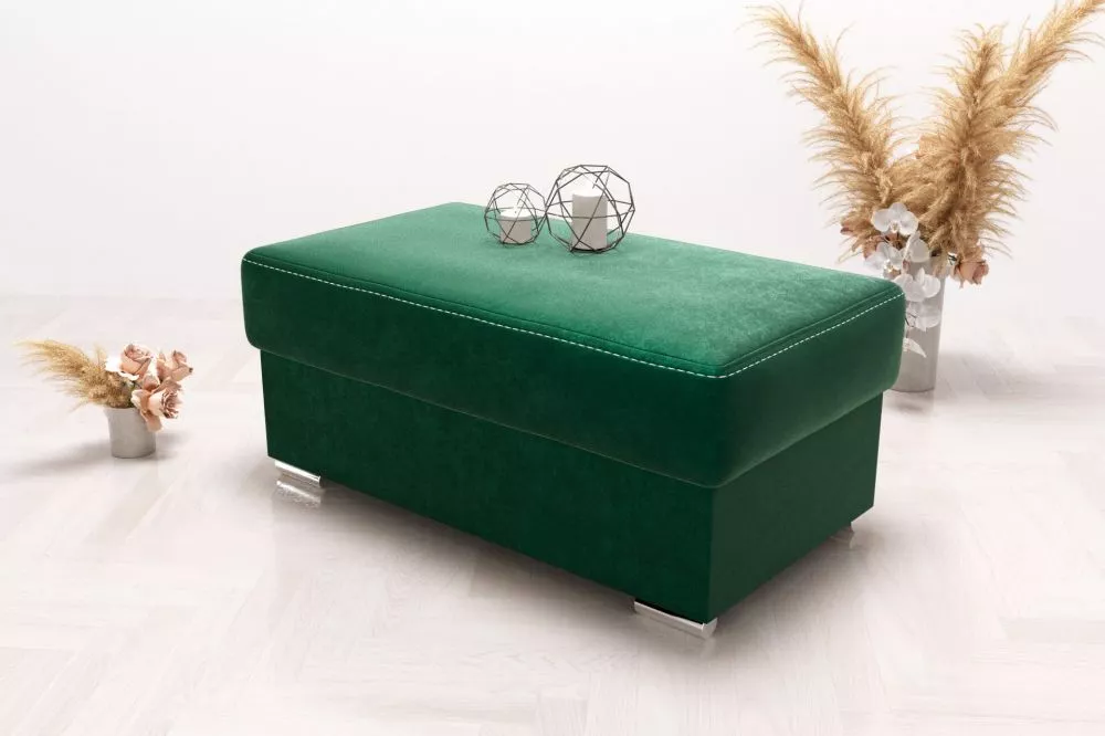 Pufs P Classic standard Auduma numurs: Monolith 37, · Zaļš · 100 × 42 × 55 cm