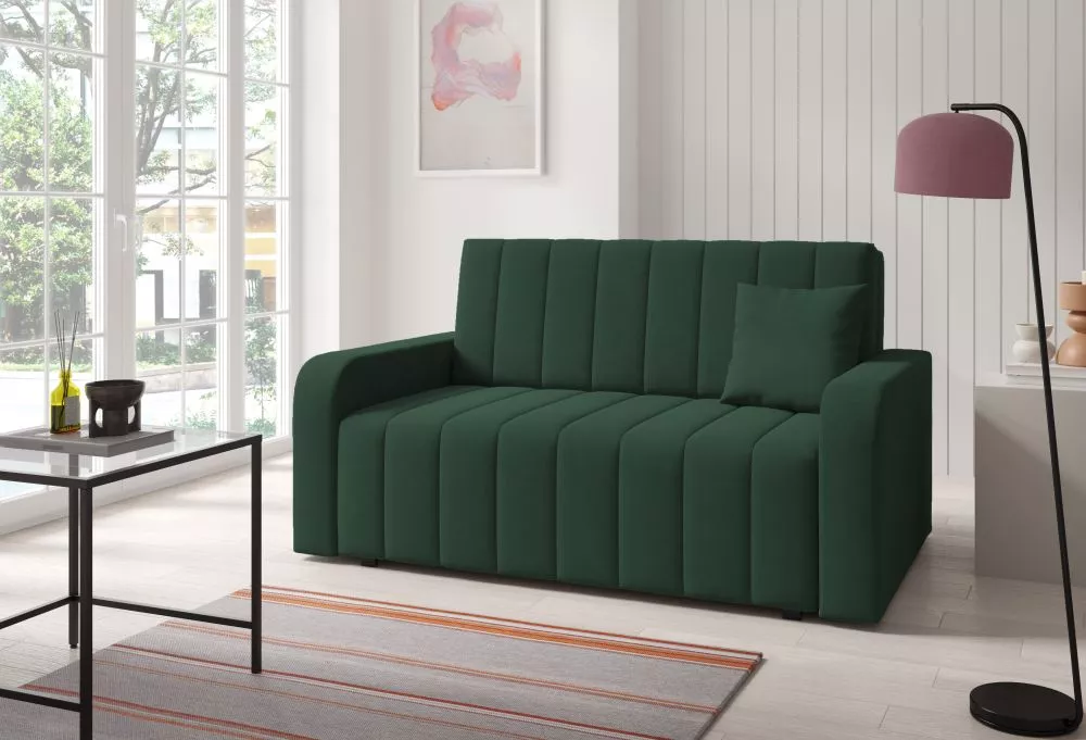 Mīksts krēsls Marko 3 standard Sēdvietas dziļums: 60 cm, · Zaļš · 155 × 97 × 85 cm
