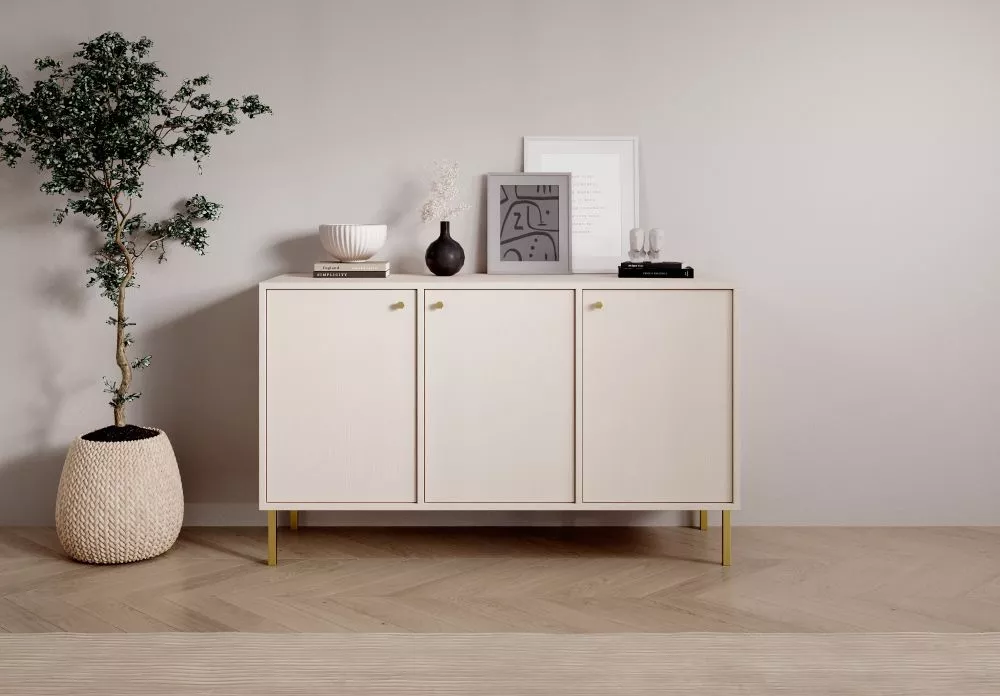 Kumode Tili K3D · Bēšs · 124.5 × 40.8 × 73.9 cm