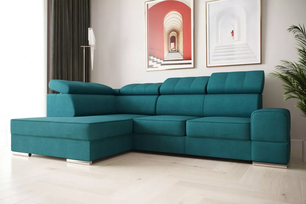 Dīvāns Royal 1 Relax standard · Tirkīzs · 185 × 260 × 79 cm