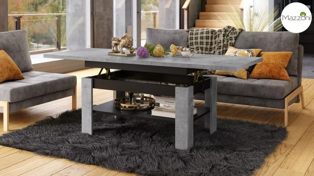 Žurnālgalds Rio Transformer Korpusa krāsa: betons, · 130 × 65 × 55 cm