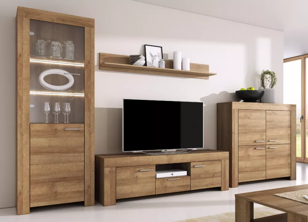 Sekcija Sky Classic ar LED · Ozols riviera