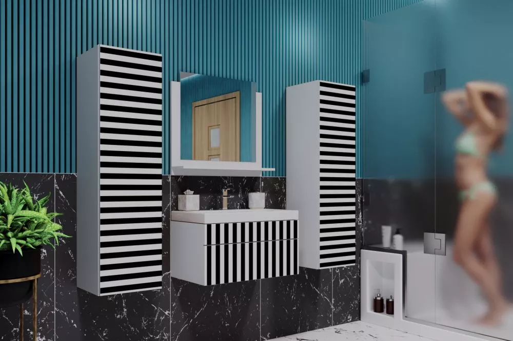 Vannas istabas komplekts Botega 3 60 · Balts · 110 × 140 × 35 cm