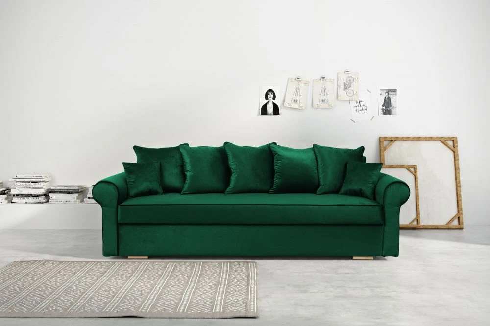 Dīvāns Madera Comfort standard · Zaļš · 87 × 237 × 100 cm