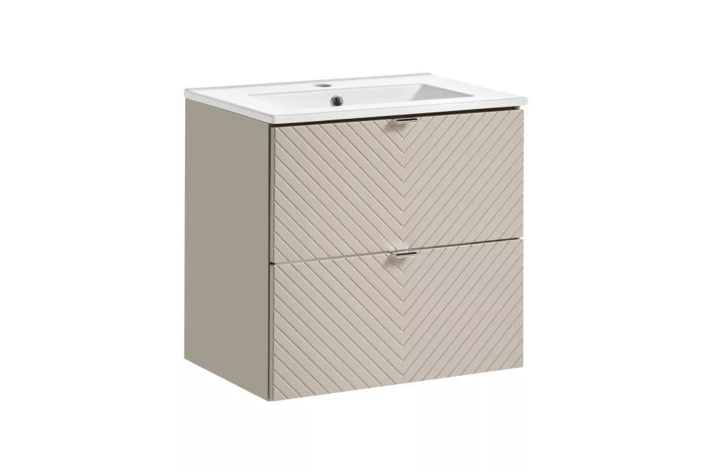 Vannas istabas skapītis Viva Cashmere 2S · Kašmira · 60 × 57 × 39 cm