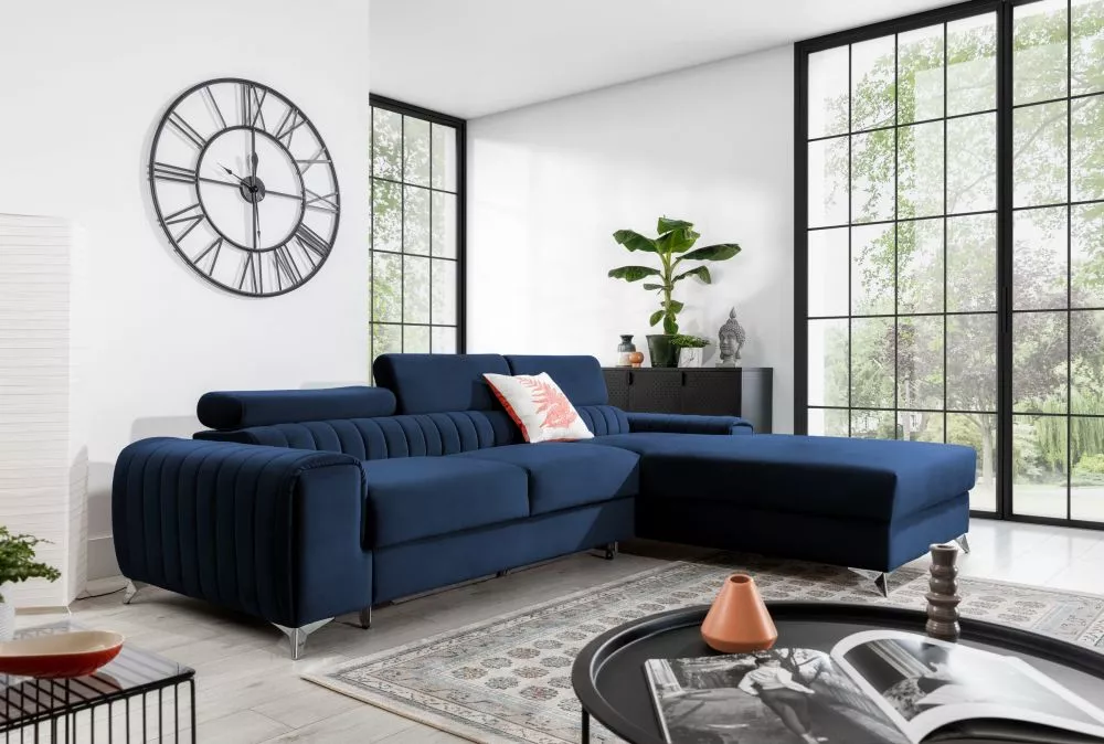Dīvāns Grayson Relax Standard · Zila · 205 × 275 × 98 cm