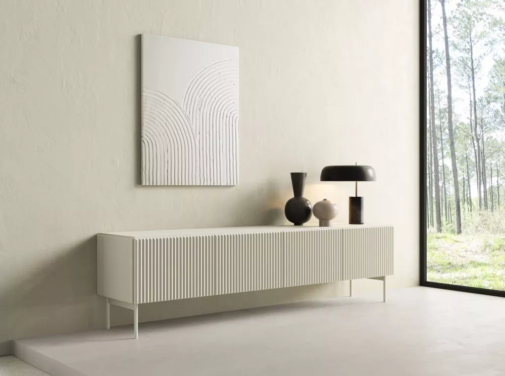 TV tumba Muti E/F RTV · Kašmira · 195 × 40 × 51 cm