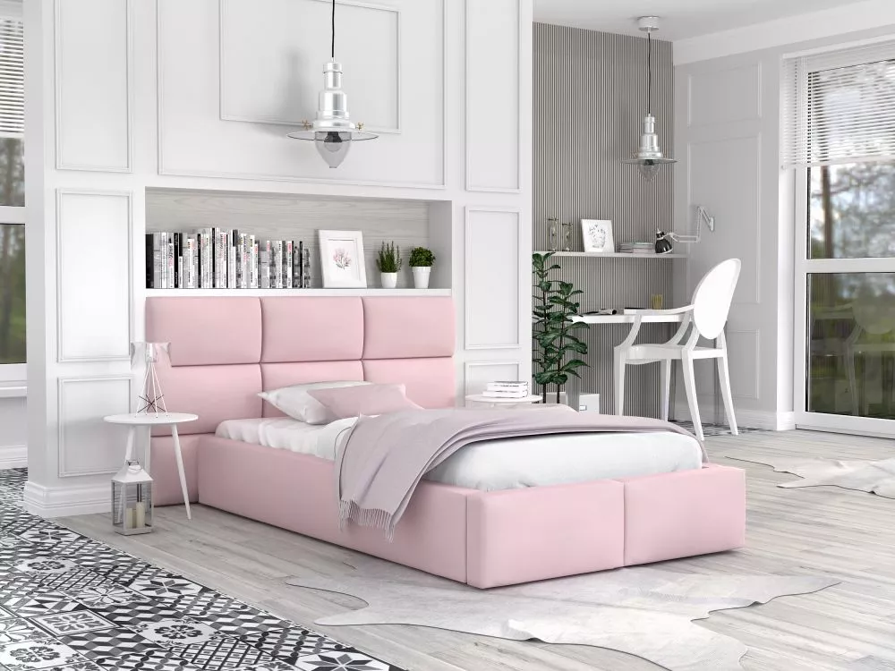 Gulta Denver Premium Standard ar stelāžu Guļamvietas platums: 120 cm, Guļamvietas garums: 200 cm, stelāžas tips: metāla,