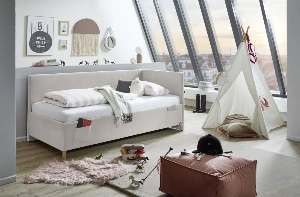 Gulta Cool Plus Basic Standard Guļamvietas platums: 140 cm, Guļamvietas garums: 200 cm, · Gaiši bēšs · 150 × 210 × 90 cm