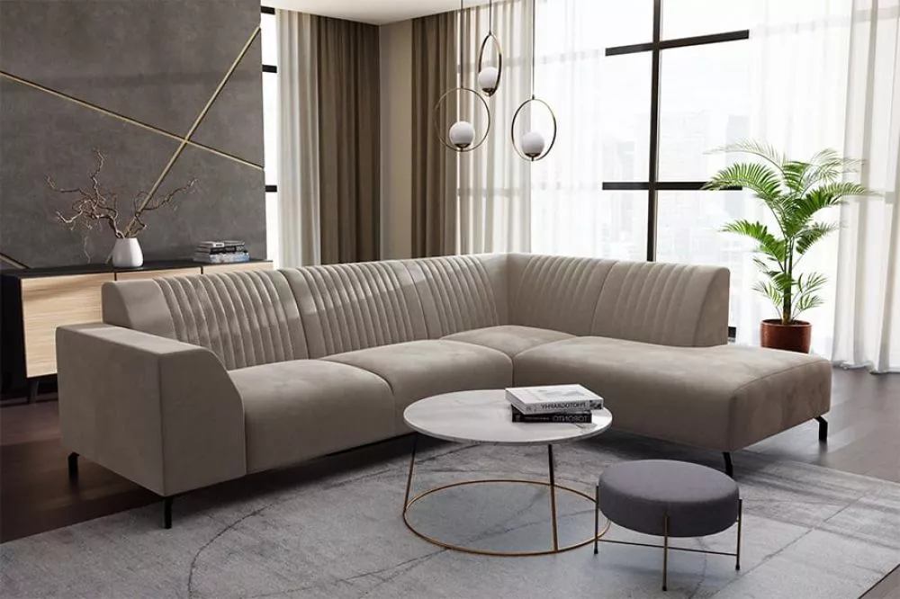 Dīvāns Dash Standard · Pelēks · 200 × 275 × 93 cm