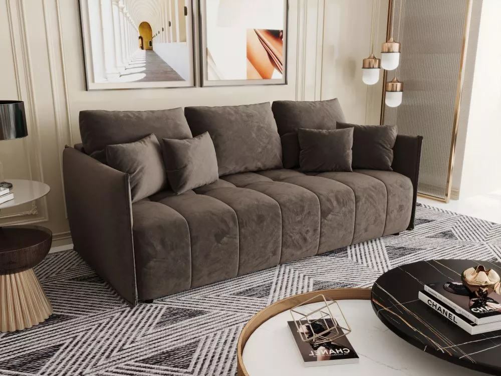 Dīvāns Onil sofa standard · Brūns · 103 × 215 × 85 cm
