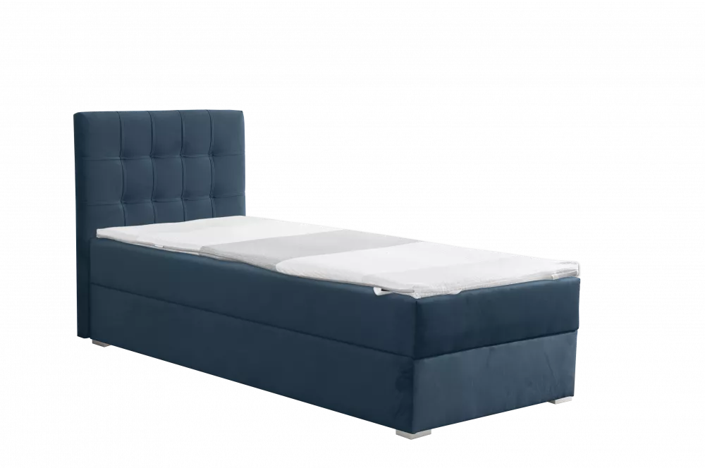 Gulta Vario 90x200 Boxspring Standard Guļamvietas platums: 90 cm, Guļamvietas garums: 200 cm, · Tirkīzs · 91 × 207 × 110