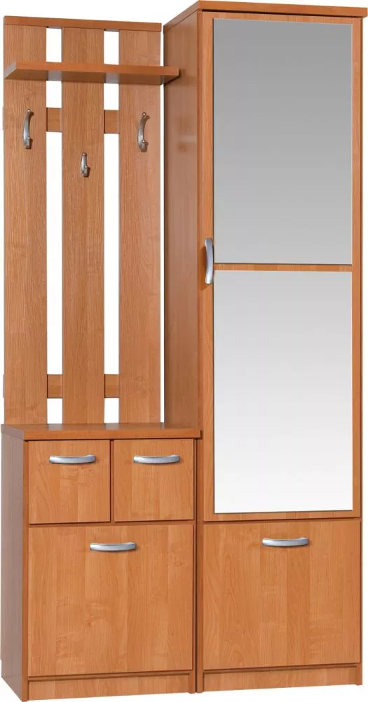 Skapis Barcelona 100 LUX · Alksnis · 102.4 × 43.6 × 199.9 cm