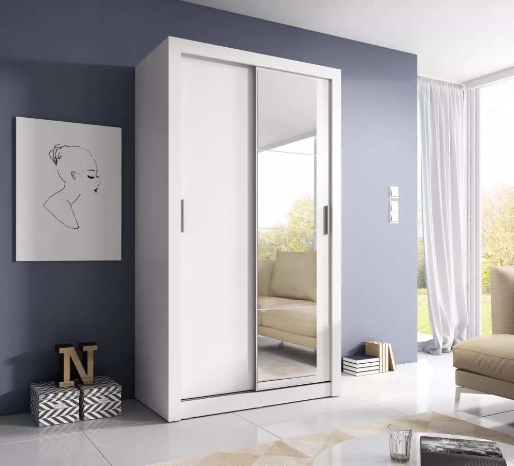 Skapis Arti AR-06 · Balts · 120 × 60 × 215 cm