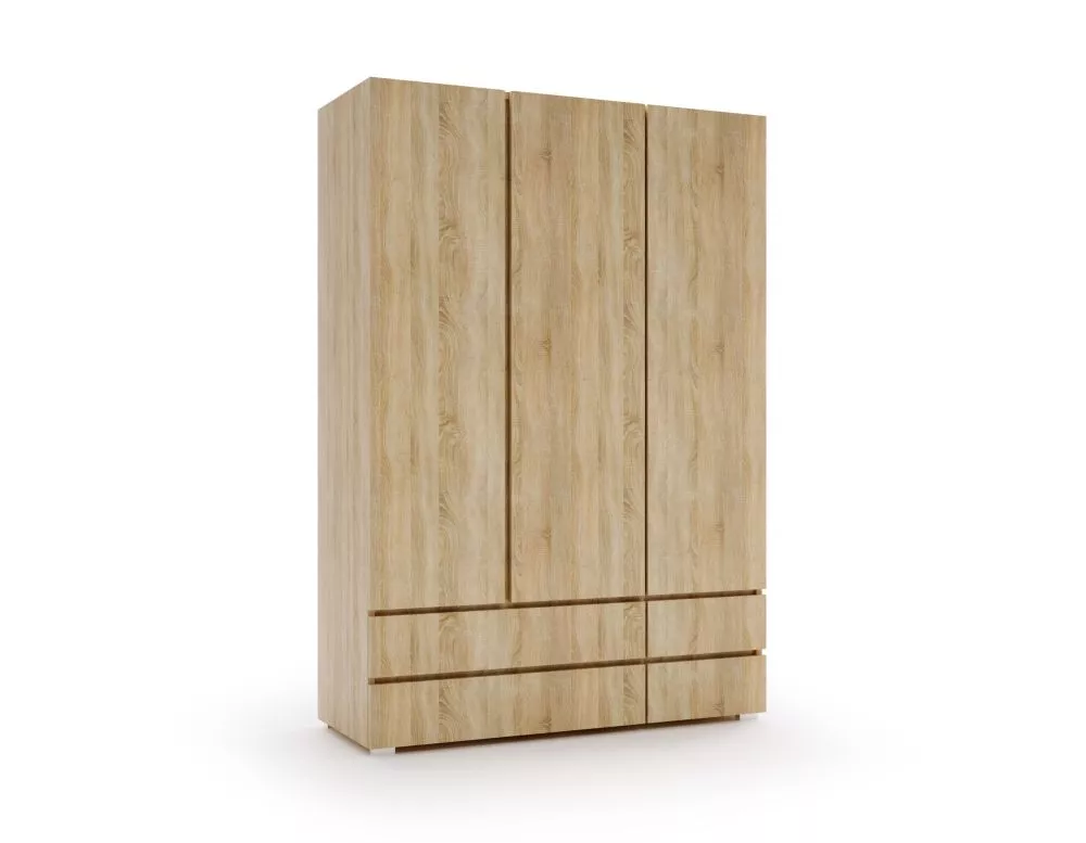 Skapis Cosmo C17 · Ozols sonoma · 138 × 51 × 204 cm