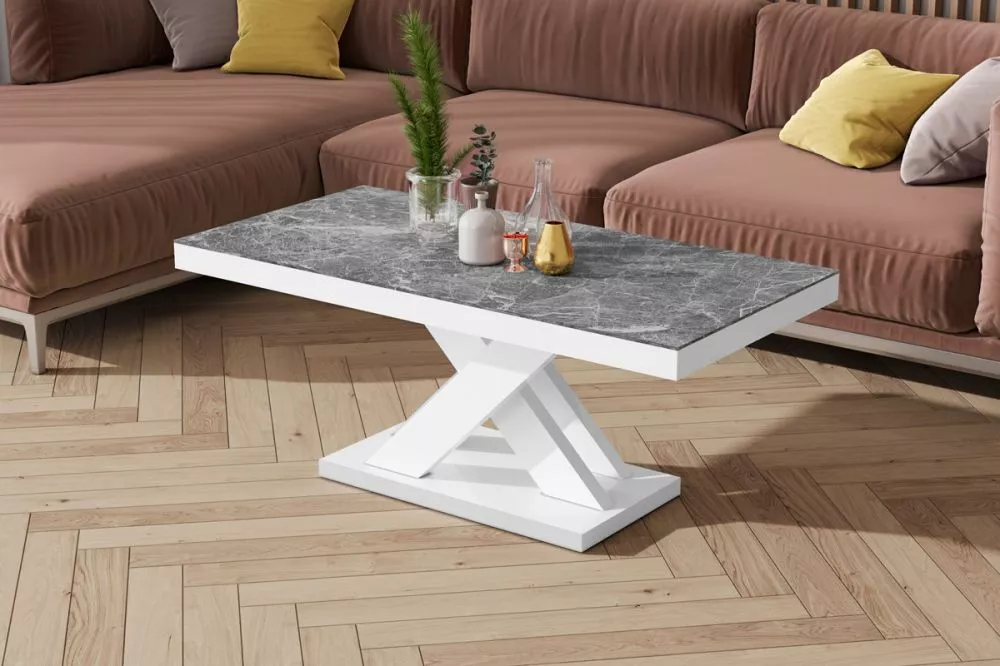 Žurnālgalds Xenon Lux Mini Korpusa krāsa: tumšais marmors, · 120 × 60 × 50 cm