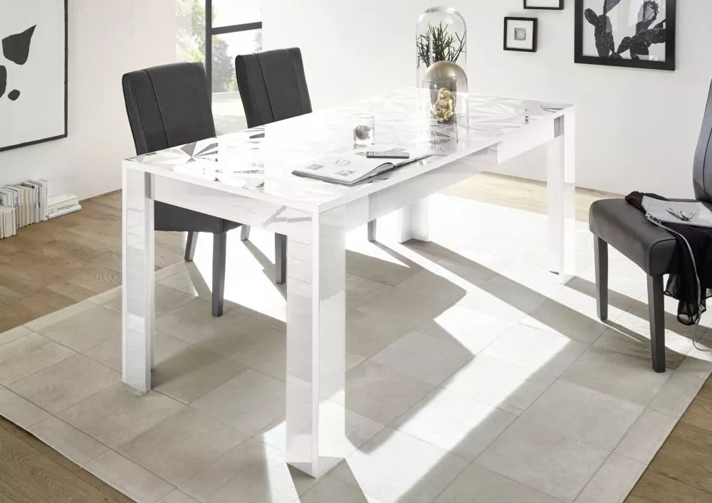 Galds Prisma S180 · Balts · 180 × 79 × 90 cm