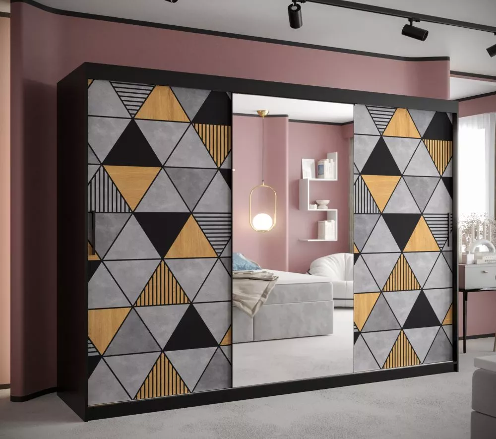 Skapis Praga Modern 2 · 250 × 62 × 200 cm