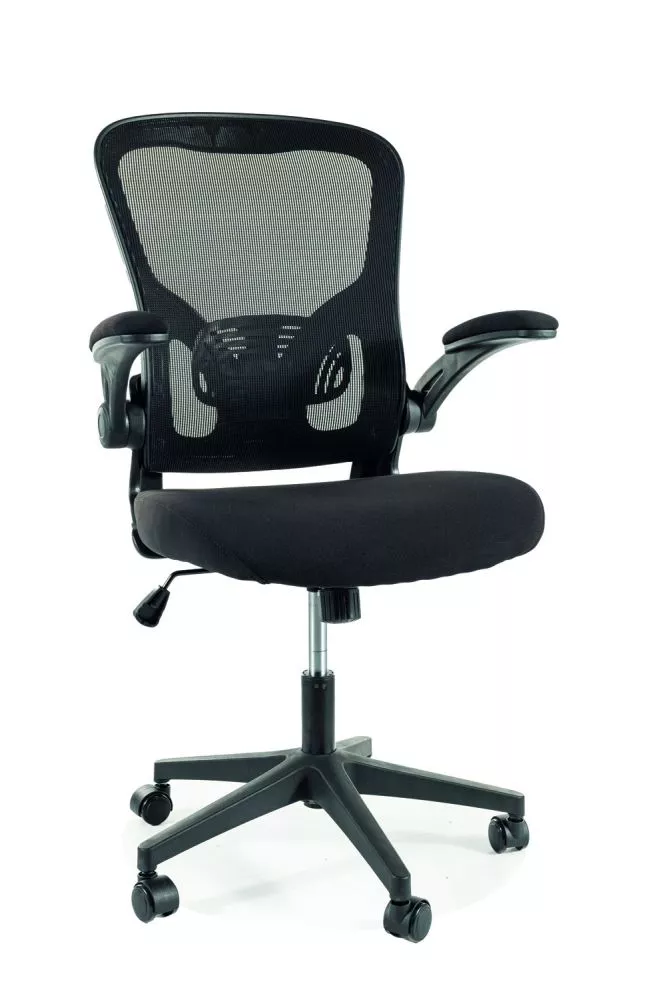 Datorkrēsls Q-333 Office Korpusa krāsa: melns, Elementu krāsa: melns, · 65 × 100 cm