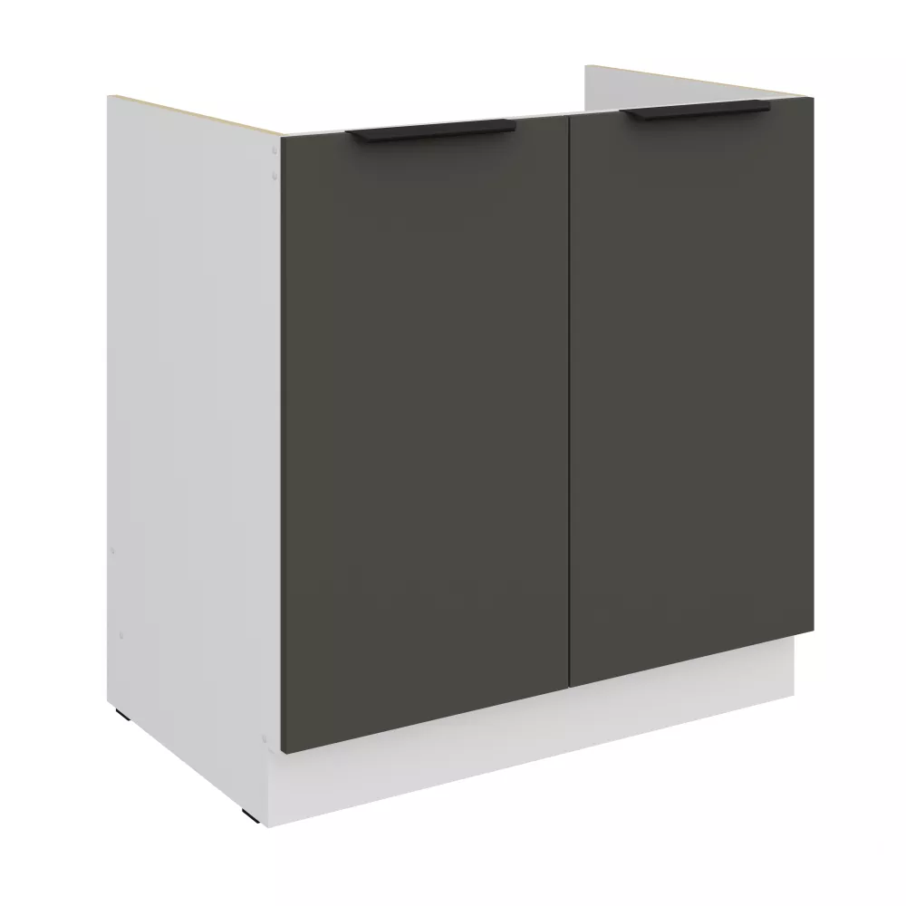 Virtuves skapis Aria Graphite 80 ZL 2F BB