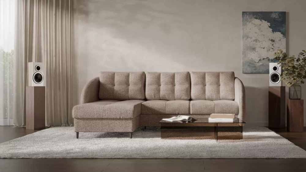 Dīvāns Nubo elegant standard · Bēšs · 162 × 238 × 94 cm