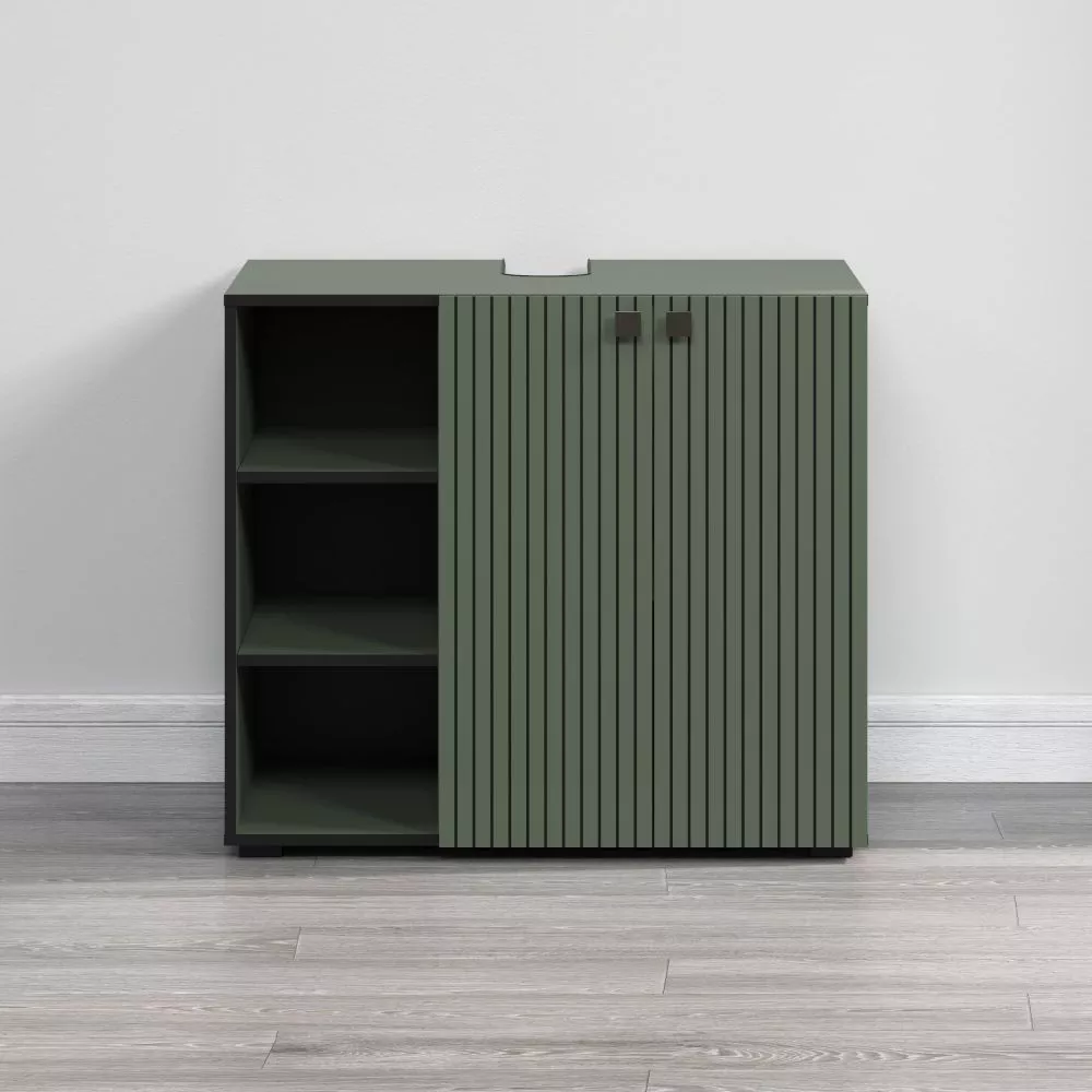 Vannas istabas skapītis Pure Green 305 · Zaļš · 90 × 79 × 53 cm