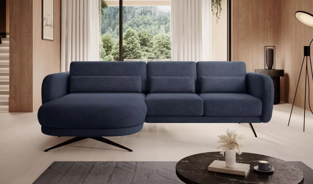 Dīvāns Ilusio Mini Standard · Zils · 177 × 260 × 83 cm